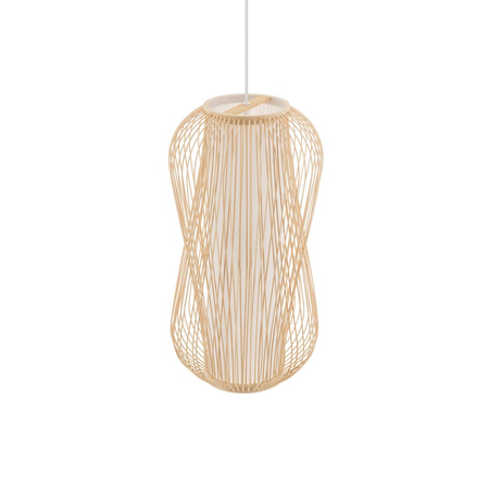 Lampa wisząca Nowodvorski PUKET L 11162 Naturalne drewno Biały