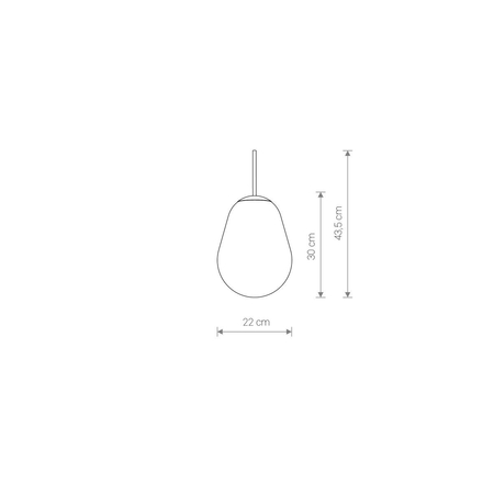 Klosz/Abażur CAMELEON PEAR S Nowodvorski 8534 przezroczysty