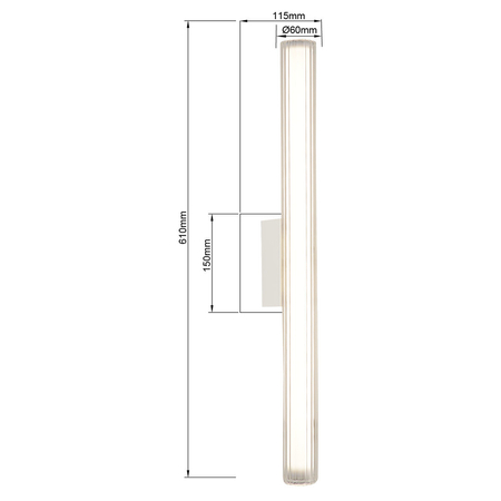 Light Prestige Kinkiet Linea 61 cm biały LED CCT LP-0510/1W-61 WH
