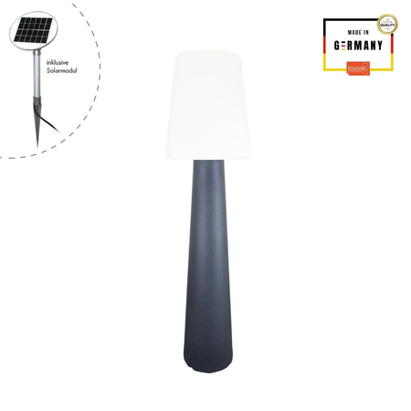 Lampa solarna No.1 zewnętrzna ogrodowa przenośna 2900K Biała ciepła 160cm, antracyt 32564S 
