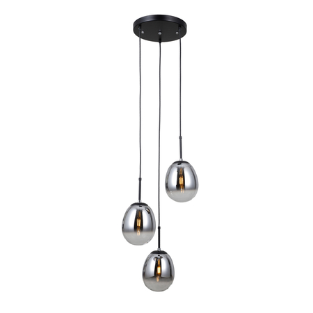 Lampa wisząca Italux PND-40825-3-BK Czarny mat