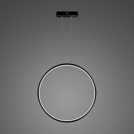 Lampa wisząca Ledowe Okręgi No.1 X 80cm 3k czarna Dali