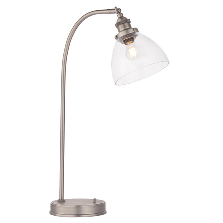 Lampa stołowa Endon Lighting Hansen 91740 srebrny