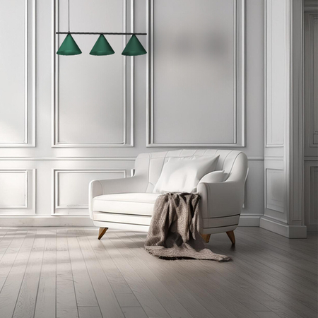 Milagro Lampa wisząca CAPITAL BLACK GREEN 3XGX53 MLP1530 Zielony