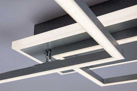 Lampa sufitowa Rabalux Athelstan 71014 srebrny/ szczotkowane aluminium