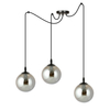Lampa wisząca GIGI 3 BL GRAFIT Emibig 937/3 czarny