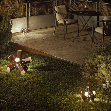 Oprawa schodowa Slamp BANG OUTDOOR STEP LIGHT - CORTEN L BNGYL00CRT000LDOUDEU stalowy