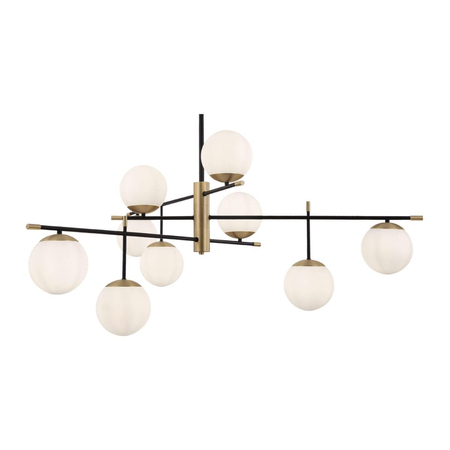 Lampa wisząca Maytoni MOD048PL-09G Nostalgia - Matowe złoto