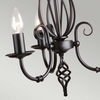 Żyrandol Elstead Lighting Artisan czarny ART3-BLACK