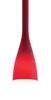 Lampa wisząca Ideal Lux 035673 Flut SP1 BIG Rosso