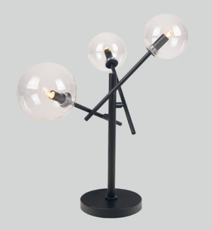 Lampa stołowa Maxlight LOLLIPOP T0043 czarny/chrom