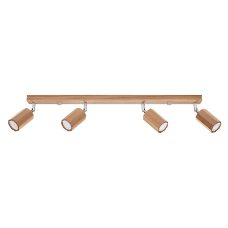 Sollux Lighting Plafon ZEKE 4 dąb SL.1031