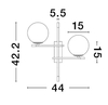 Kinkiet Luces Exclusivas AEREO - czarny mat LE43369
