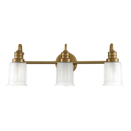 Kinkiet Elstead Lighting Swell mosiądz QZ-SWELL3-BB-BATH