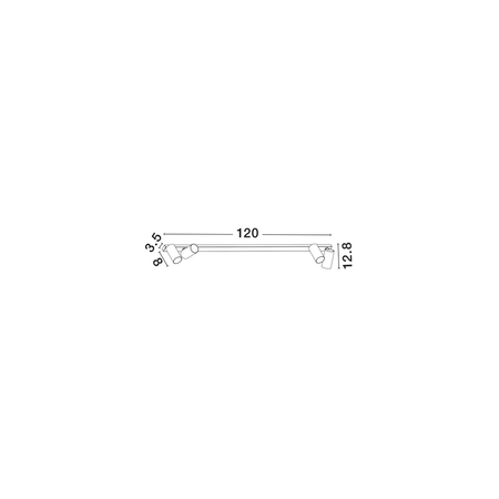 Reflektor Luces Exclusivas FALORIA LE45651 czarny