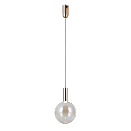 Lampa wisząca Italux Strela PND-34378-1M-HBR Złoty