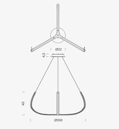 Lampa wisząca Nemo ALYLWW52 Alya Biała z pilotem