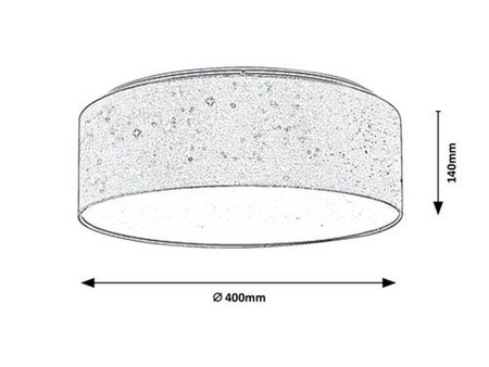 Lampa sufitowa Rabalux Otilia 3308 kremowy