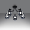 Sollux Lighting Żyrandol FILLAN 5 czarny SL.1145