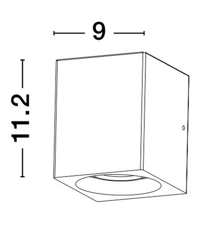 Kinkiet zewnętrzny Luces Exclusivas ACHLUM - szary LE73514