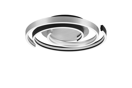 Lampa sufitowa Trio 641910205 czarny/srebrny