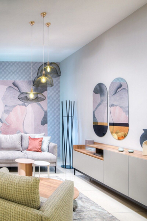 Lampa wisząca Maxlight BREEZY P0440 czarny/złoty