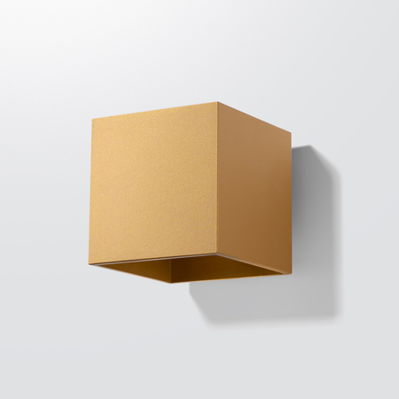 Sollux Lighting Kinkiet QUAD 1 złoty SL.1183