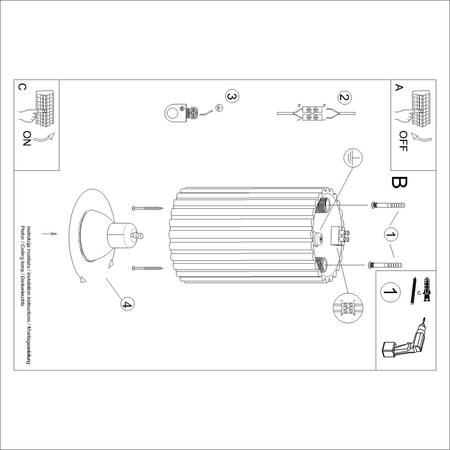 Sollux Lighting Plafon KARBON 10 taupe SL.1758