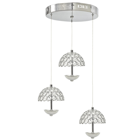 Milagro LAMPA WISZĄCA VENUS 3x5W LED ML316 CHROM