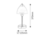 Lampa stołowa Rabalux Tristan 7202 chrom satyna