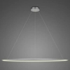 Lampa wisząca Ledowe Okręgi No.1 200cm 3k srebrna