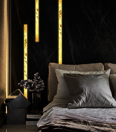 Lampa ścienna Abigali 6611 Marble Stone 607Y 28W 3000K 5 x 5 x 120 cm