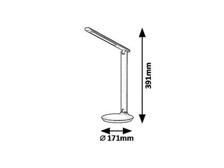 Lampa stołowa Rabalux Osias 6980 czarny