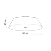 Sollux Lighting Plafon VEGA 60 czarny SL.0768