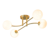 Lampa sufitowa Endon Lighting Otto 75959 mosiądz