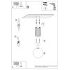 Sollux Lighting Plafon HALO beżowy IP44 SL.1718