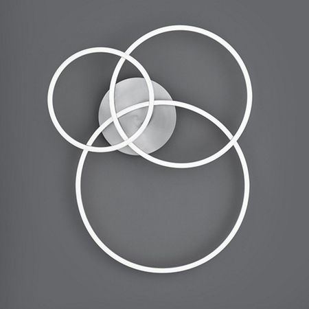 Lampa sufitowa Trio 670810607 srebrny