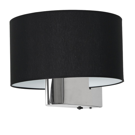 Milagro Kinkiet CASINO BLACK/CHROME 1xE27 ML6377 Czerń / Chrom