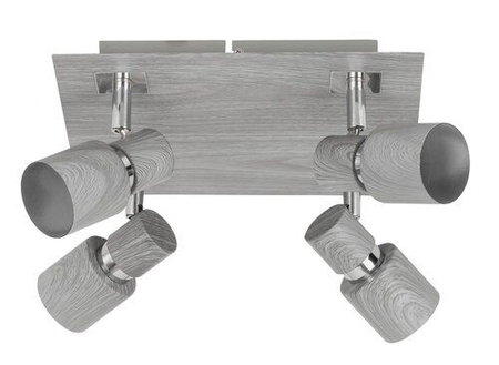 Oczko Rabalux Merkur 6128 szary dąb