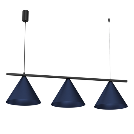 Milagro Lampa wisząca CAPITAL BLACK/NAVY BLUE 3XGX53 MLP1532 Niebieski