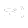 Lampa sufitowa CIRCOLO LED S Nowodvorski 10930 czarny