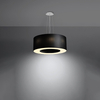 Sollux Lighting Żyrandol SATURNO 50 czarny SL.0748
