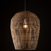 Lampa wisząca Nowodvorski HAITI L 11165 Naturalne drewno Biały