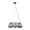 Lampa wisząca Italux PND-1098-5R-BK Czarny mat