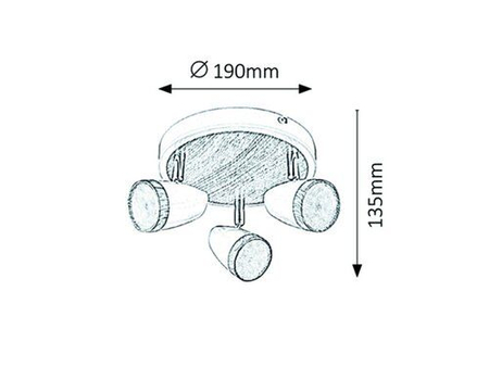 Oczko Rabalux Karen 5566 biały
