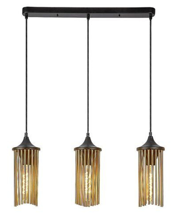 Lampa wisząca Rabalux Roxas 72153 czarny matowy