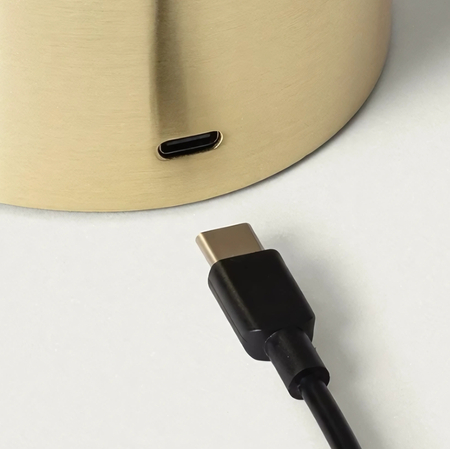 Bezprzewodowa Lampka stołowa Abigali Caffe 3W CCT ładowalna USB