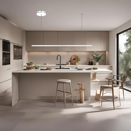 Lampa wisząca Linea No.1B 120cm 4k biała