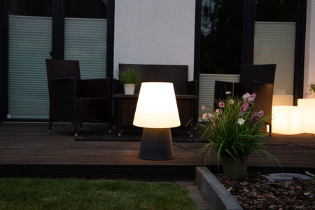 Lampa stojąca No.1 zewnętrzna ogrodowa 2700K RGB 60cm, antracyt 32525L