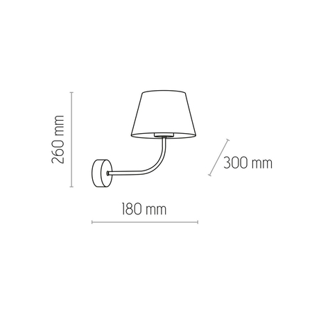 Kinkiet CHICAGO TK Lighting 4186 czarny